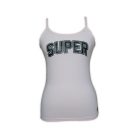 Damen-Zweiteiliges Baumwoll-Sportunterwäsche-Set - Sportslip-Spaghettiträger-Top - hellrosa - S