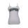 Damen-Zweiteiliges Baumwoll-Sportunterwäsche-Set - Sportslip-Spaghettiträger-Top - hellrosa - S