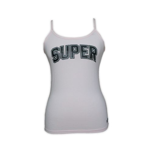 Damen-Zweiteiliges Baumwoll-Sportunterwäsche-Set - Sportslip-Spaghettiträger-Top - hellrosa - S