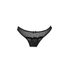 Damen Spitzen-Zweiteiler-Top-Unterteil-Set - schwarz - L