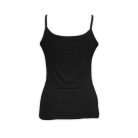 Damen Spitzen-Zweiteiler-Top-Unterteil-Set für Damen mit hohem Baumwollanteil - schwarz - M