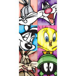   Verrückte Melodien (Looney Tunes) 100% Baumwoll-Strandtuch 70x140cm