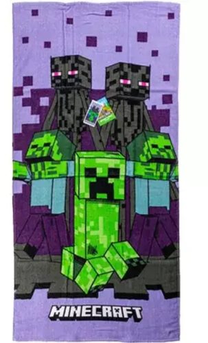 Minecraft 100% Baumwoll-Strandtuch 70x140cm