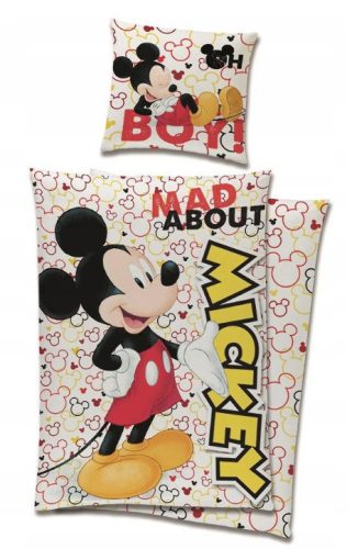 MICKEY MOUSE Bettwäsche 100% Baumwolle 140x200 + 70x90