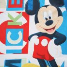 Langer dünner Baumwoll-Kinderpyjama - Micky Maus - Jersey - mittelblau - 116