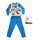 Langer dünner Baumwoll-Kinderpyjama - Micky Maus - Jersey - mittelblau - 122