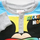 Langer dünner Baumwoll-Kinderpyjama - Micky Maus - Jersey - grau - 116