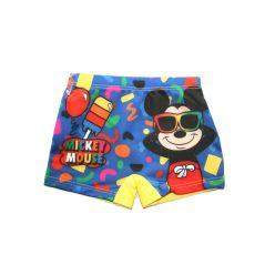   Disney Mickey Maus Badeboxer für Jungen - Mit Mickey Mouse Aufdruck - Gelb - 110