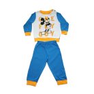 Hosszú vékony pamut baba pizsama - Mickey egér - One fly guy felirattal - Jersey