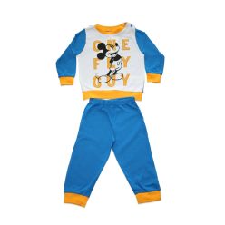   Hosszú vékony pamut baba pizsama - Mickey egér - One fly guy felirattal - Jersey