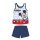 Sommer ärmelloser Baumwollbaby-Pyjama - Disney Mickey Maus - Dunkelblau - 92