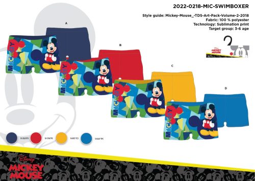 Disney Mickey Badeshorts (3-6 Jahre)