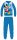 Disney Mickey Maus Fleecepyjama - dicke Winterkindpyjama - hellblau - 104