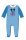Disney Mickey Mouse Baby-Velours-Strampler - Mittelblau-Weiß - Für Babys von 0-1 Monat