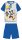 Disney Mickey Mouse Sommer Kurzarm-Kinderpyjama - Baumwoll-Jersey-Pyjama - mittelblau - 110