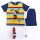 Mickey Maus Jungen Baumwoll-Pyjama - Kurzarm-Pyjama - Sommer-Set - Dunkelblau - 128