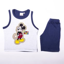   Mickey Mouse Jungen Baumwoll-Sommer-Set - T-Shirt-Shorts-Set - Dunkelblau - 116