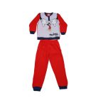Winter Fleece-Kinderpyjama - Mickey Mouse - rot - 128