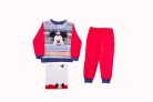 Dicke Baumwoll-Kinderpyjama - Mickey Maus - Rot - 110