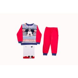 Dicke Baumwoll-Kinderpyjama - Mickey Maus - Rot - 110