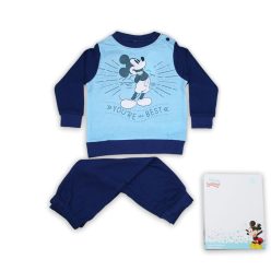   Winter dicke Baumwollbaby-Pyjama - Mickey Mouse - the Best - dunkelblau - 80