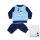 Winter dicke Baumwollbaby-Pyjama - Mickey Mouse - the Best - dunkelblau - 80