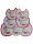 Minnie Maus Baby Lätzchen 7 Stück/Packung - Baumwoll-Lätzchen - Hellrosa-Rosa-Dunkelrosa-Pink-Rot-Lila-Gelb