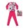 Langer dünner Baumwoll-Kinderpyjama - Minnie Maus - Jersey - rosa - 128