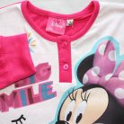 Langer dünner Baumwoll-Kinderpyjama - Minnie Maus - Jersey - rosa - 128