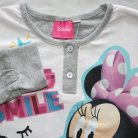 Langer dünner Baumwoll-Kinderpyjama - Minnie Maus - Jersey - grau - 110