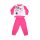 Langer dünner Baumwollbaby-Strampler - herzförmige Minnie Mouse - Jersey - pink - 92