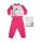 Langer dünner Baumwollbaby-Strampler - gepunktete Minnie Mouse - Jersey - pink - 92