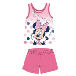   Sommer ärmelloser Baumwollbaby-Pyjama - Disney Minnie Maus - Rosa - 86