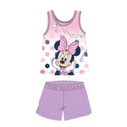   Sommer ärmelloser Baumwollbaby-Pyjama - Disney Minnie Maus - Helllila - 80