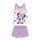 Sommer ärmelloser Baumwollbaby-Pyjama - Disney Minnie Maus - Helllila - 80
