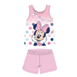   Sommer ärmelloser Baumwollbaby-Pyjama - Disney Minnie Maus - Hellrosa - 92