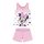 Sommer ärmelloser Baumwollbaby-Pyjama - Disney Minnie Maus - Hellrosa - 92