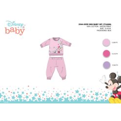   Winter Baumwoll Interlock Baby Pyjama - Disney Minnie Mouse - Hellrosa - 92