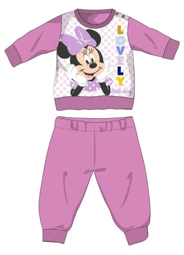 Disney Minnie Maus Baby Fleece Pyjama - Winter dicke Pyjama - rosa - 80