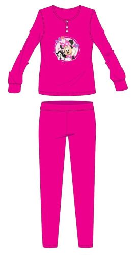 Disney Minnie Maus Baumwollflanellpyjama - dickes Winterkindpyjama - pink - 110