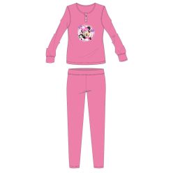   Disney Minnie Maus Baumwollflanellpyjama - dickes Winterkindpyjama - rosa - 104