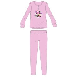   Disney Minnie Maus Baumwollflanellpyjama - dickes Winterkindpyjama - hellrosa - 128