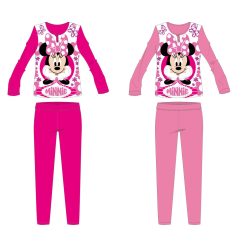 Disney Minnie Maus Baumwolltrikot Kinderpyjama - rosa - 128