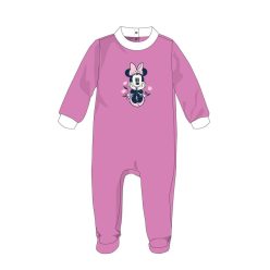   Disney Minnie Mouse Baby Velour Romper - Lila - Für Babys von 1-3 Monaten