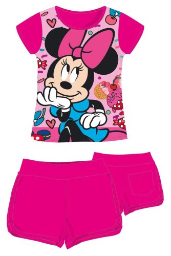 Disney Minnie Maus Baumwoll-Sommer-Set - T-Shirt-Shorts-Set - Pink - 122