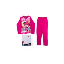 Langarm dünner Kinderpyjama - Minnie Maus - 110 - pink