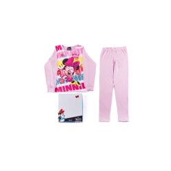 Langer dünner Kinderpyjama - Minnie Maus - 98 - hellrosa