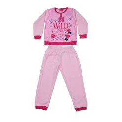Winter Fleece Kinderpyjama - Minnie Maus - hellrosa - 128