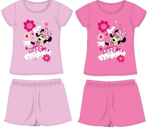 Disney Minnie Maus Baumwoll-Sommer-Set - T-Shirt-Shorts-Set - Rosa - 104