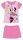 Disney Minnie Maus Sommer-Kurzarm-Kinderpyjama - Baumwoll-Jersey-Pyjama - Rosa - 128
